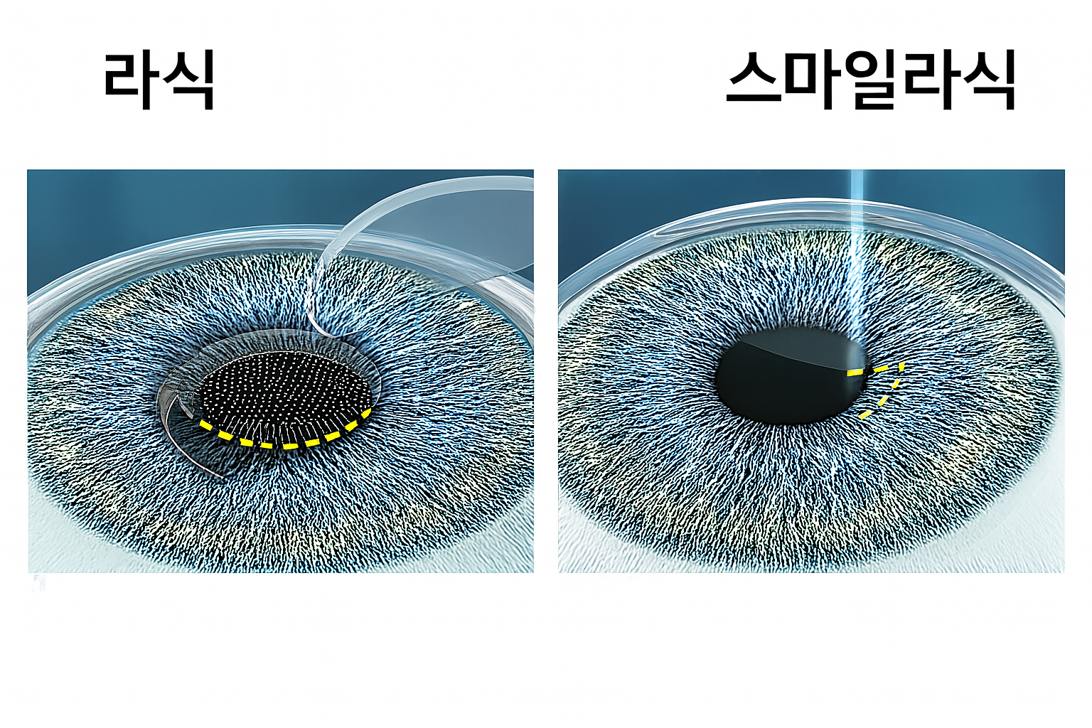 라식과 스마일라식의 차이